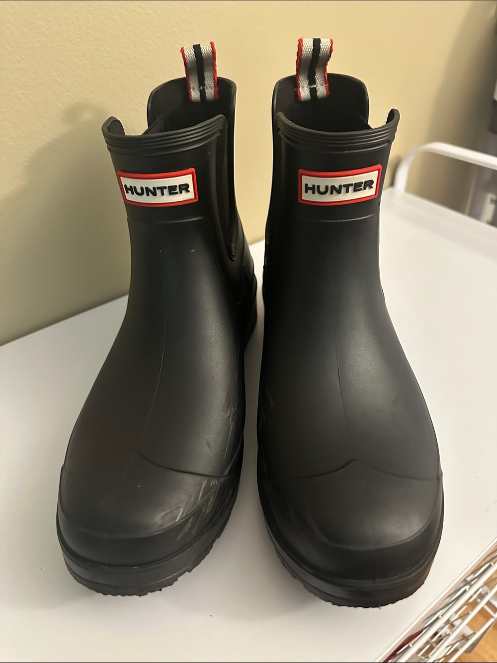 Hunter Black Short Rain Boots